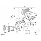 BMW Suction Tube - Genuine BMW 13711433573