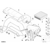 BMW Intake Silencer - Genuine BMW 13711433696