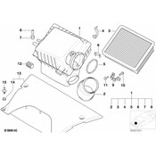 BMW Intake Silencer - Genuine BMW 13711437112