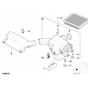 BMW Rubber Mounting - Genuine BMW 13711437473