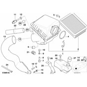 BMW Air Hose - Genuine BMW 13711437887