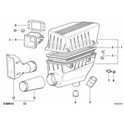 BMW Intake Silencer - Genuine BMW 13711734398