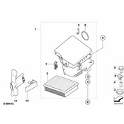 BMW Rubber Mounting - Genuine BMW 13713400991