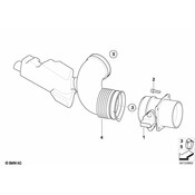 BMW Left Rubber Boot - Genuine BMW 13717501201