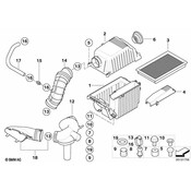 Mini Engine Air Intake Hose - Genuine Mini 13717541087