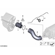 BMW Intake Boot - Genuine BMW 13717544491