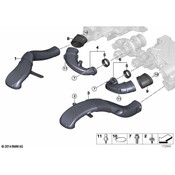 BMW Unfiltered Air Snorkel - Genuine BMW 13717577447