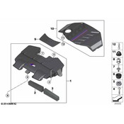 BMW Cover Acoustic - Genuine BMW 13717589646