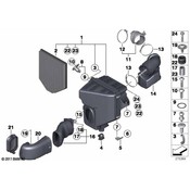 BMW Bracket Intake Silencer - Genuine BMW 13717601872