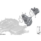 BMW Adapter Throttle Body - Genuine BMW 13717642407