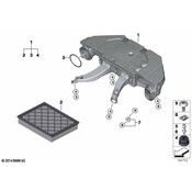 BMW Intake Silencer - Genuine BMW 13717804233