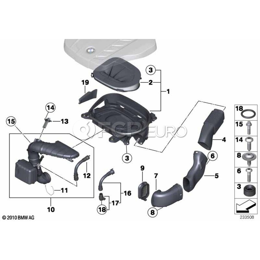 BMW Bypass Valve - Genuine BMW 13717812062 | FCP Euro