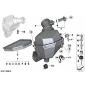 BMW Intake Silencer - Genuine BMW 13717843289