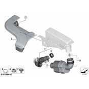 BMW Engine Air Intake Hose - Genuine BMW 13718603093
