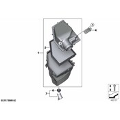 BMW Air Filter and Housing Assembly - Genuine BMW 13718620473
