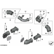 BMW Engine Air Duct Clamp - Genuine BMW 13718655215