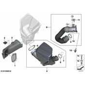 BMW Engine Air Intake Resonator - Genuine BMW 13718656981