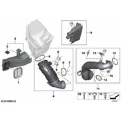 BMW Engine Air Intake Hose Seal - Genuine BMW 13719488138