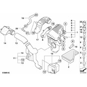 Mini Air Filter and Housing Assembly - Genuine Mini 13727529258