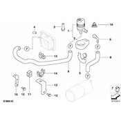 BMW Hose Elbow - Genuine BMW 13901710570