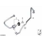 BMW Vapor Canister Purge Solenoid - Genuine BMW 13907636152