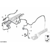 BMW Fuel Tank Breather Line - Genuine BMW 13908469162