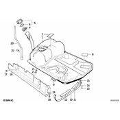 BMW Fuel Tank Base - Genuine BMW 16111178775