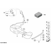BMW Fuel Tank Strap - Genuine BMW 16116757172