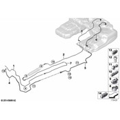 BMW Fuel Line - Genuine BMW 16117164400