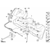 BMW Fuel Tank Strap - Genuine BMW 16117200073