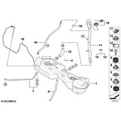 BMW Fuel Filler Hose - Genuine BMW 16117203753