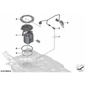 BMW Fuel Pump and Sender Assembly - Genuine BMW 16117214887