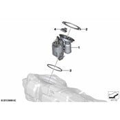 BMW Electric Fuel Pump - Genuine BMW 16117300472