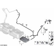 MINI Fuel Tank Breather Line - Genuine MINI 16117300652