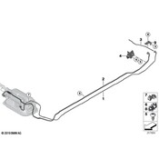 BMW Fuel Tank Bracket - Genuine BMW 16117303924
