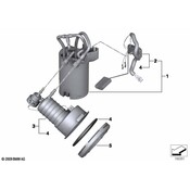 BMW Fuel Filter - Genuine BMW 16117313794