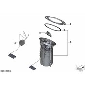 BMW Electric Fuel Pump - Genuine BMW 16117314808