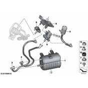 BMW Vapor Canister Filter - Genuine BMW 16117439927