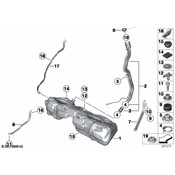 BMW Fuel Tank Filler Hose - Genuine BMW 16117483183