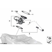 BMW Fuel Tank Lock Ring - Genuine BMW 16117845124