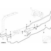BMW Fuel Return Line (I) - Genuine BMW 16121183099
