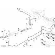 BMW  Fuel Line - Genuine BMW 16121183881