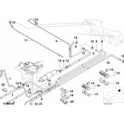 BMW Tubing Support - Genuine BMW 16121184101