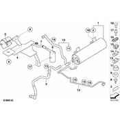 BMW Fuel Vent Pipe - Genuine BMW 16126757179