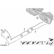 BMW Fuel Line - Genuine BMW 16127205298