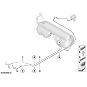 BMW Fuel Line - Genuine BMW  16127206997