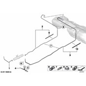 BMW Fuel Line - Genuine BMW 16127244726