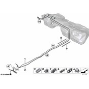 BMW Scavenge Air Line - Genuine BMW 16127269995