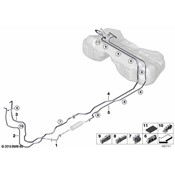 BMW Fuel Feed Line, Filter - Genuine BMW 16127356580