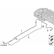 MINI Evaporative Emissions System Lines - Genuine MINI 16129802361